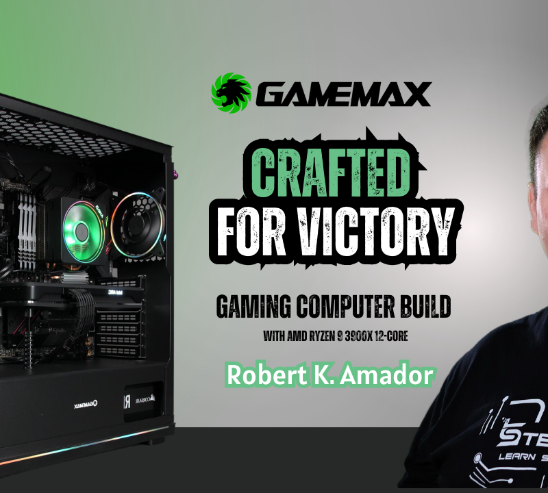GAMEMAX Gaming Computer Build with AMD Ryzen 9 3900X 12-core Gaming PC